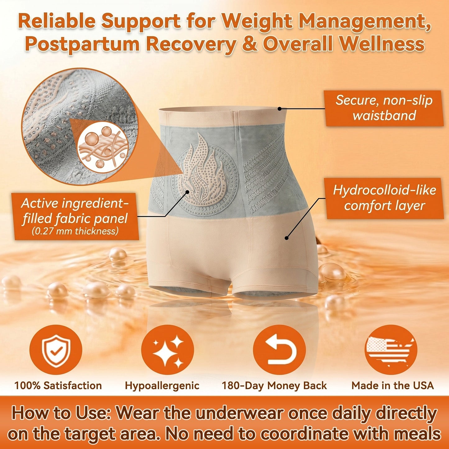 PAURAJU® 🍚✈️30-Min All-in-One Micro-Particle Fat-Burning Shorts✅Ignites deep microcirculation to melt fat, flush toxins, and reverse metabolic aging.