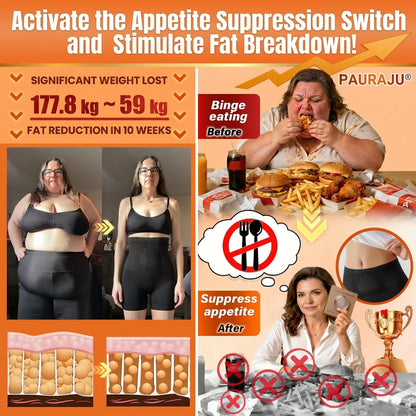 PAURAJU® 🥨✈️30-Min All-in-One Micro-Particle Fat-Burning Shorts✅Ignites deep microcirculation to melt fat, flush toxins, and reverse metabolic aging.