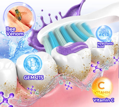 🎁GLIMMERLY® VioCore Bee Venom Gingivitis & Periodontitis Treatment Toothpaste（副本）