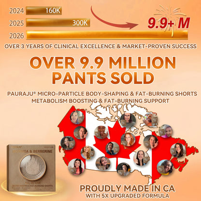 PAURAJU® 🍚✈️30-Min All-in-One Micro-Particle Fat-Burning Shorts✅Ignites deep microcirculation to melt fat, flush toxins, and reverse metabolic aging.
